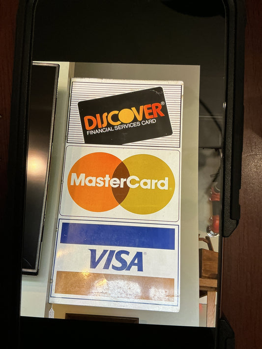 Mastercard flange sign