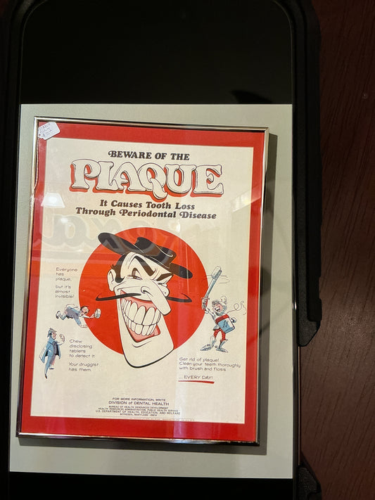 Beware of the plaque